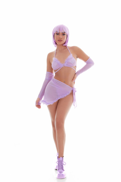 Feeling Fuzzy 5pc Set - Small/medium Lilac Feeling Fuzzy 5pc Set - Small/medium Lilac
