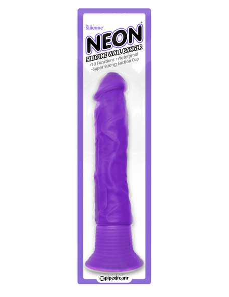 Neon Silicone Wall Banger - Purple Neon Silicone Wall Banger - Purple