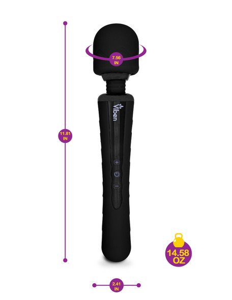 Obsession Wand Massager - Black Obsession Wand Massager - Black