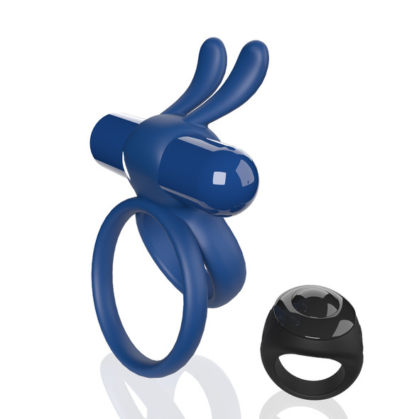 Screaming O Remote Controlled Ohare XL Vibrating Ring - Blue Screaming O Remote Controlled Ohare XL Vibrating Ring - Blue