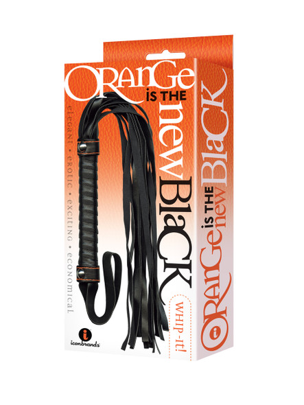 The 9's Orange Is the New Black Whip It - Black The 9's Orange Is the New Black Whip It - Black