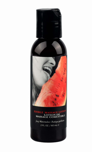 Edible Massage Lotion - Watermelon - 2 Fl. Oz. Edible Massage Lotion - Watermelon - 2 Fl. Oz.