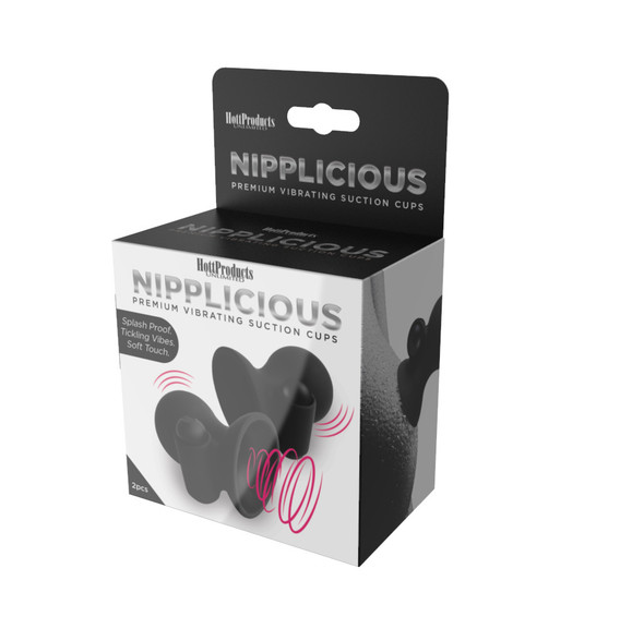 Nipplicious - Vibrating Nipple Suction Cups - Black Nipplicious - Vibrating Nipple Suction Cups - Black