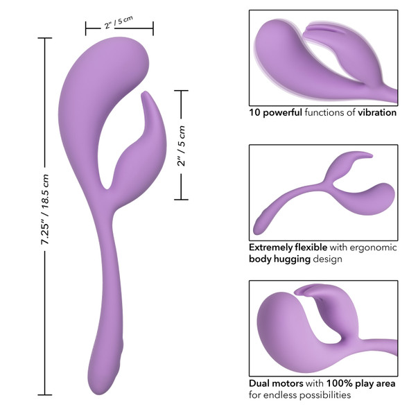 Elle Liquid Silicone Dual Flicker Elle Liquid Silicone Dual Flicker