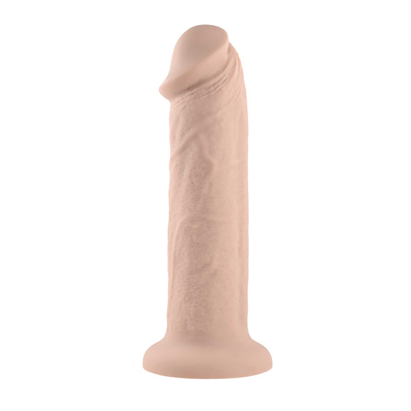 7 Inch Girthy Vibrating Dong - Light 7 Inch Girthy Vibrating Dong - Light