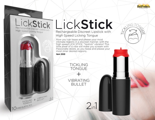 Lickstick - Multi Speed Tongue Vibrator Lickstick - Multi Speed Tongue Vibrator