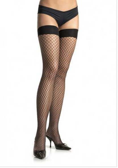 Spandex Industrial Net Thigh Highs - Black Spandex Industrial Net Thigh Highs - Black