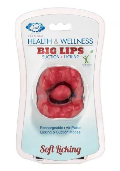 Big Lips Suction and Licking - Red Big Lips Suction and Licking - Red