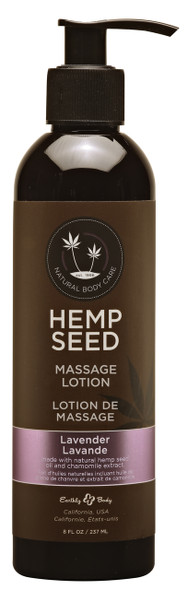 Hemp Seed Massage Lotion - Lavender - 8 Fl. Oz. / 237ml Hemp Seed Massage Lotion - Lavender - 8 Fl. Oz. / 237ml