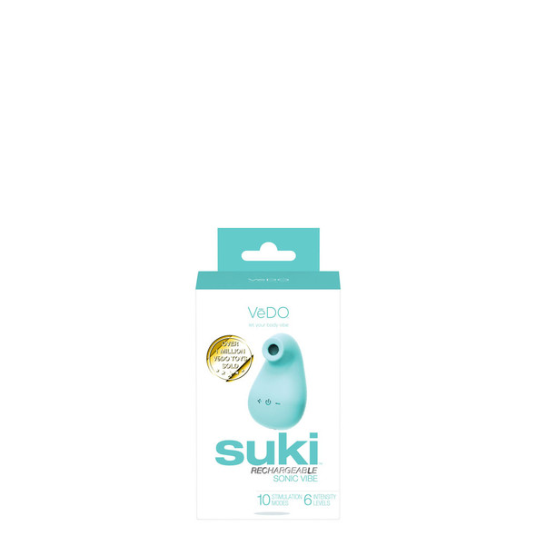 Suki Rechargeable Sonic Vibe - Tease Me Turquoise Suki Rechargeable Sonic Vibe - Tease Me Turquoise