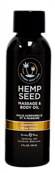 Hemp Seed Massage and Body Oil - Dreamsicle 2 Fl. Oz./ 60ml Hemp Seed Massage and Body Oil - Dreamsicle 2 Fl. Oz./ 60ml