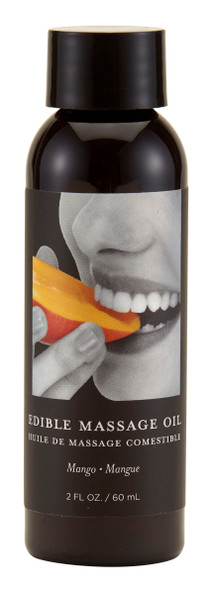 Edible Massage Oil - Mango - 2 Fl. Oz. Edible Massage Oil - Mango - 2 Fl. Oz.