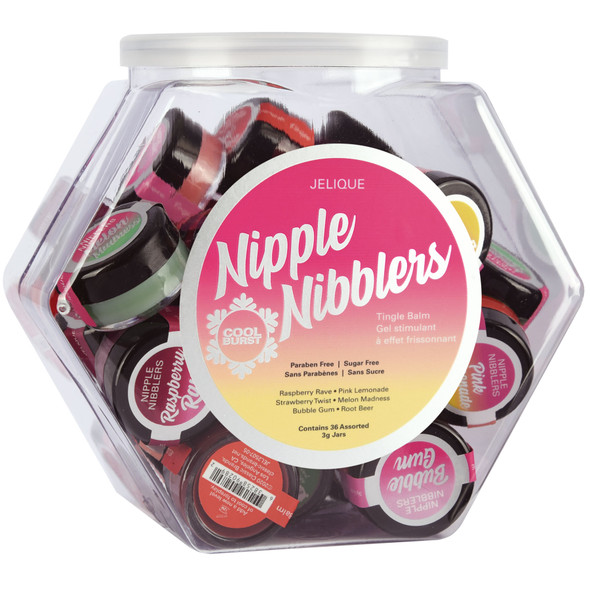 Nipple Nibblers Tingle Balm - 36 Pc. Bowl - 3gm Jars Assorted Nipple Nibblers Tingle Balm - 36 Pc. Bowl - 3gm Jars Assorted