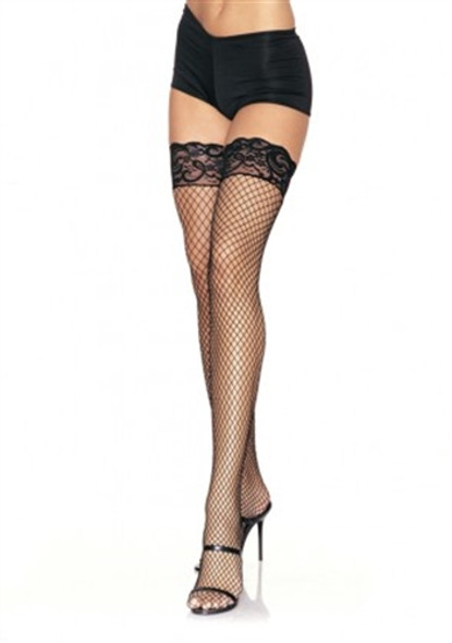 Industrial Net Stay Up Thigh Highs - One Size - Black Industrial Net Stay Up Thigh Highs - One Size - Black