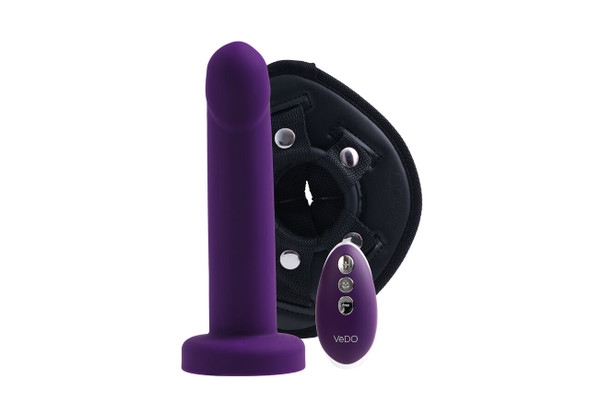 Strapped Rechargeable Strap on - Purple Strapped Rechargeable Strap on - Purple