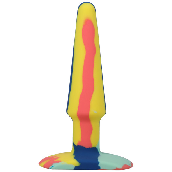 A-Play Groovy Silicone Anal Plug 5 Inch - Sunrise A-Play Groovy Silicone Anal Plug 5 Inch - Sunrise