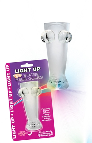 Light Up Boobie Beer Glass Light Up Boobie Beer Glass