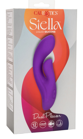Stella Liquid Silicone Dual Pleaser - Purple Stella Liquid Silicone Dual Pleaser - Purple