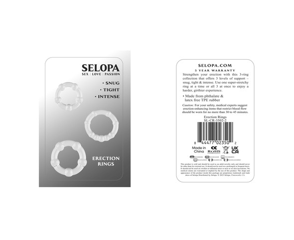 Erection Rings - Clear Erection Rings - Clear