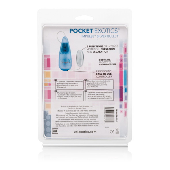 Pocket Exotics Impulse Silver Bullet Pocket Exotics Impulse Silver Bullet