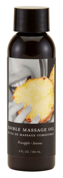 Edible Massage Oil - Pineapple - 2 Fl. Oz. Edible Massage Oil - Pineapple - 2 Fl. Oz.