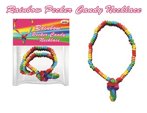 Rainbow Pecker Candy Necklace Rainbow Pecker Candy Necklace