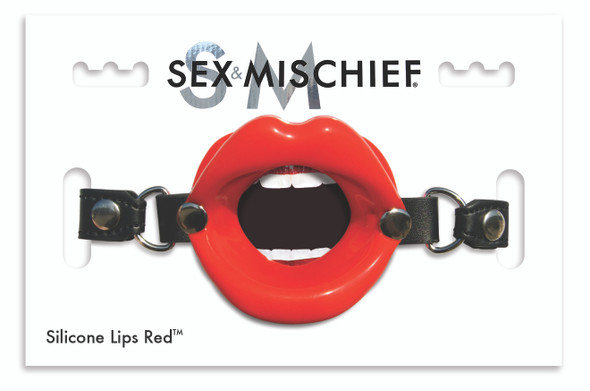Sex and Mischief Silicone Lips - Red Sex and Mischief Silicone Lips - Red