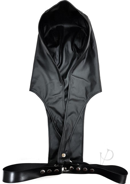 Rouge Harness Hoodi Faux Leather Hood Rouge Harness Hoodi Faux Leather Hood
