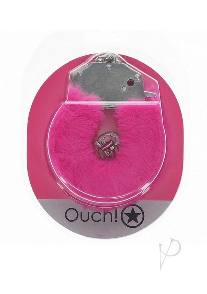 Ouch Heavy Duty Fluffy Handcuffs Pink