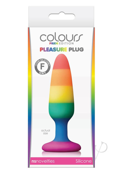 Colours Pride Ed Pleasure Plug Sml Colours Pride Ed Pleasure Plug Sml