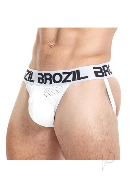 Brozil Mesh Jocks L/xl Wht
