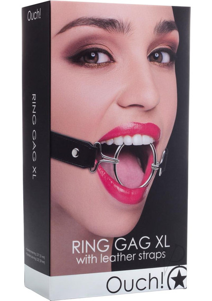 Ouch! Ring Gag Xl Blk(spec)