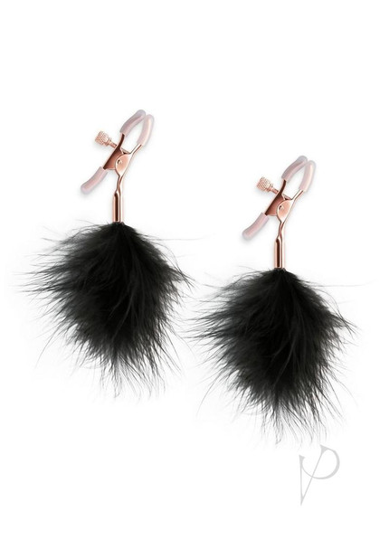 Bound Nipple Clamps F1 Rose Gld/blk