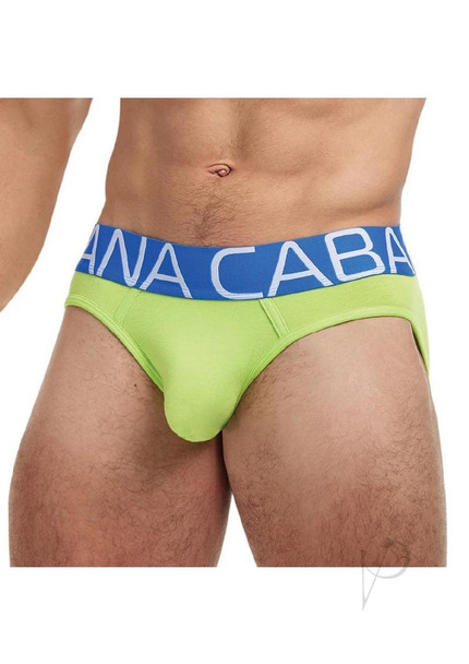 Banana Cabana Neon Briefi Md/lg Green