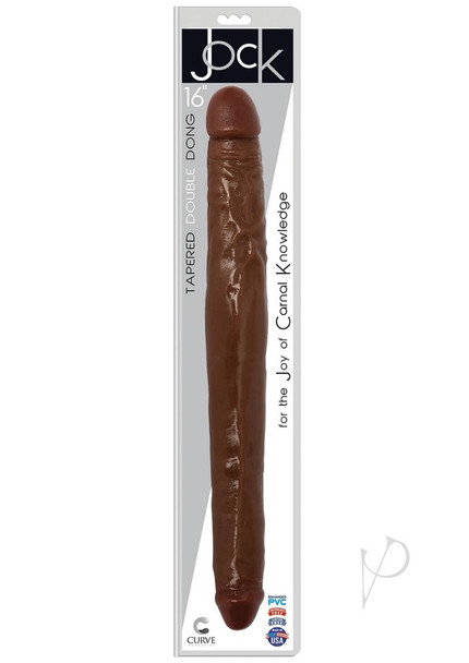 Jock Tapered Double Dong 16 Choc(spec)