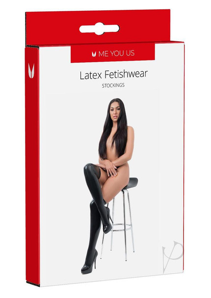 Myu Latex Stockings Md Blk(spec)