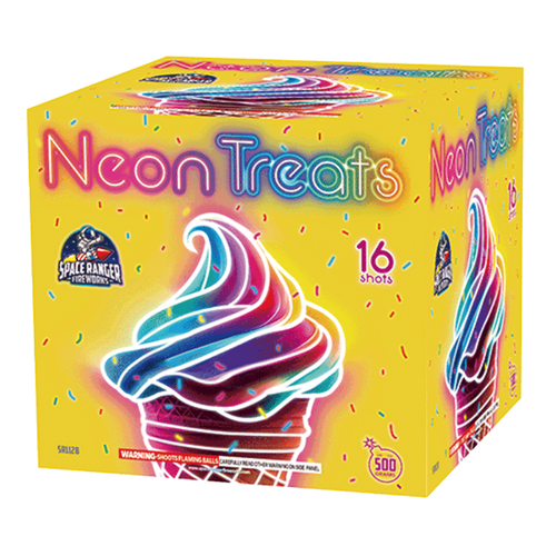 Neon Treats (Case = 4 cakes)