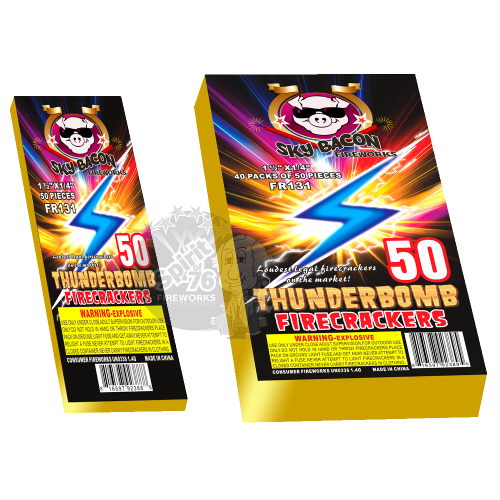 Thunderbomb Firecrackers 50s (Brick of 40 packs)