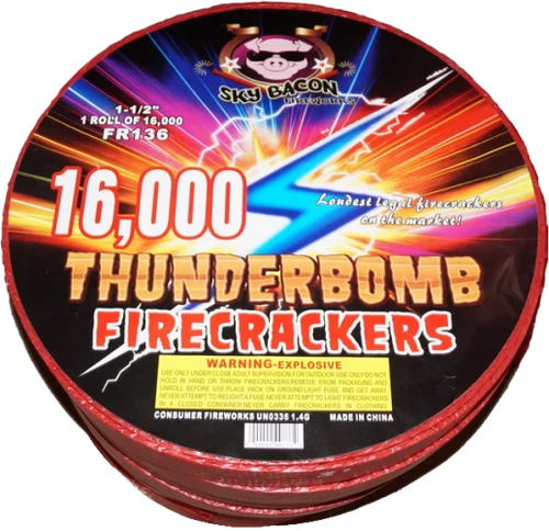 Thunderbomb Firecrackers 16000s (Case)