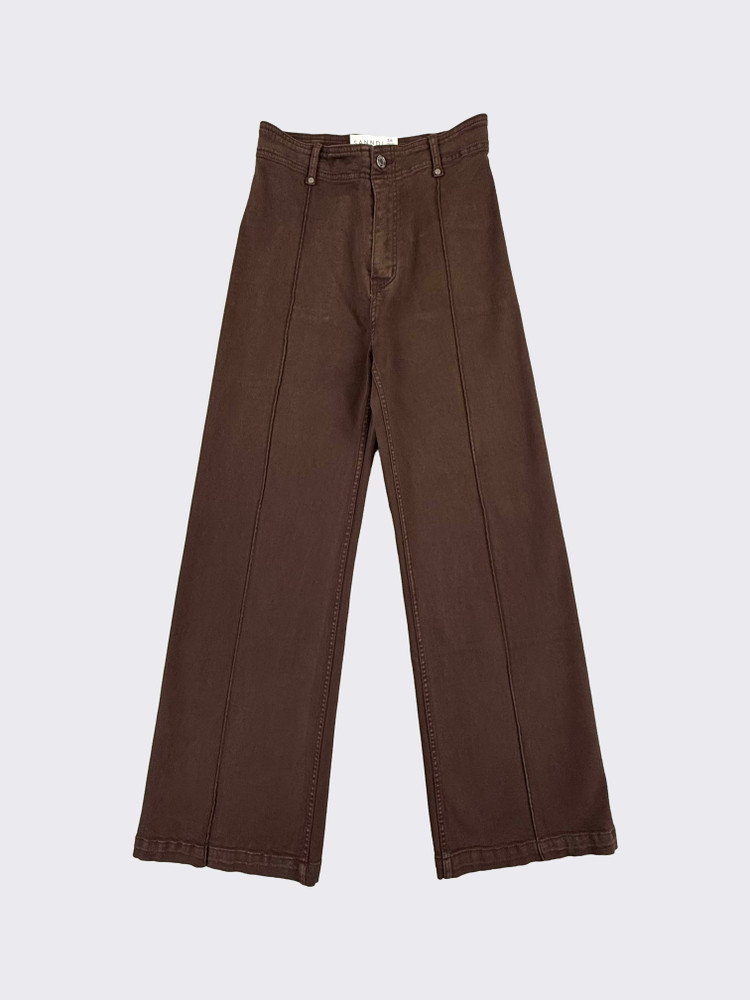 S21 Wide leg jeans with seams