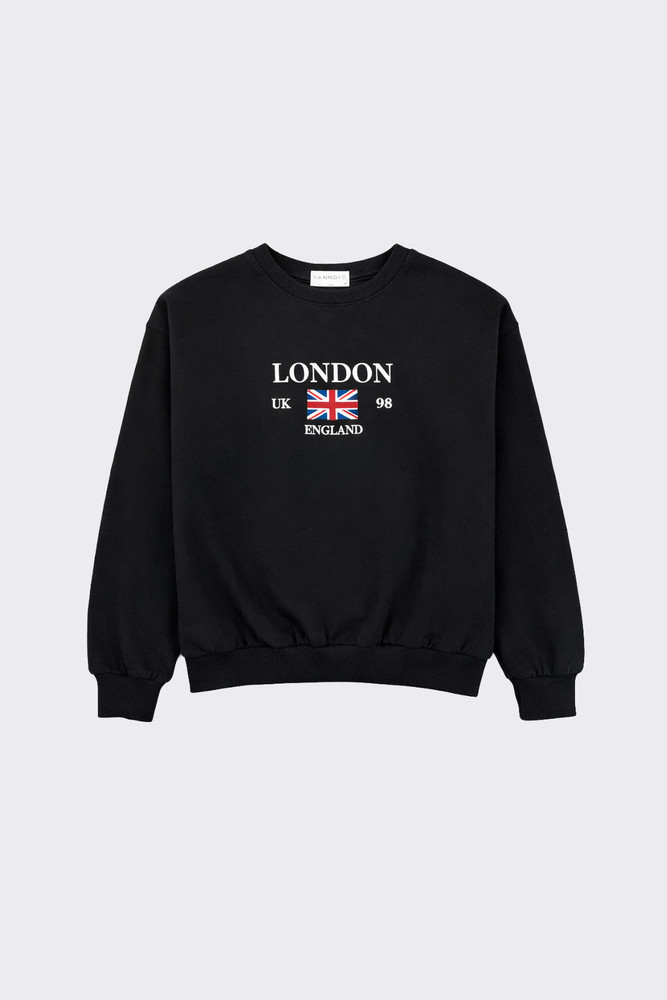 London embroidered sweatshirt