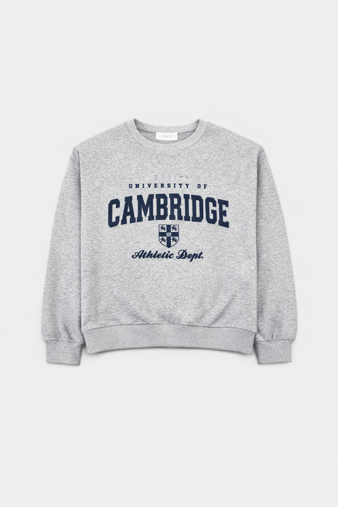 Embroidered cambridge sweatshirt