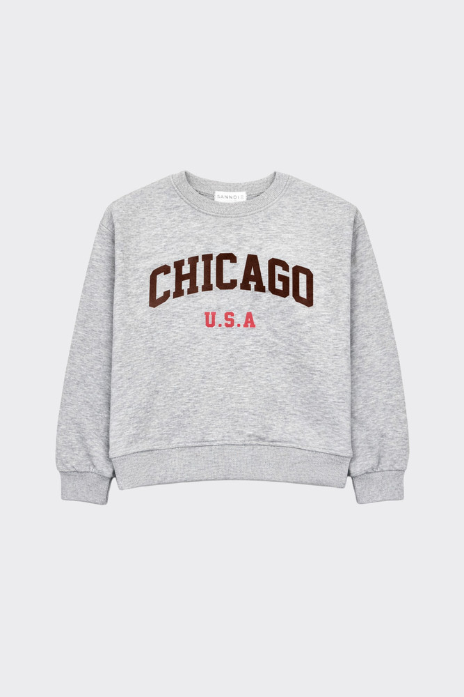 Printed chicago sweatshirt