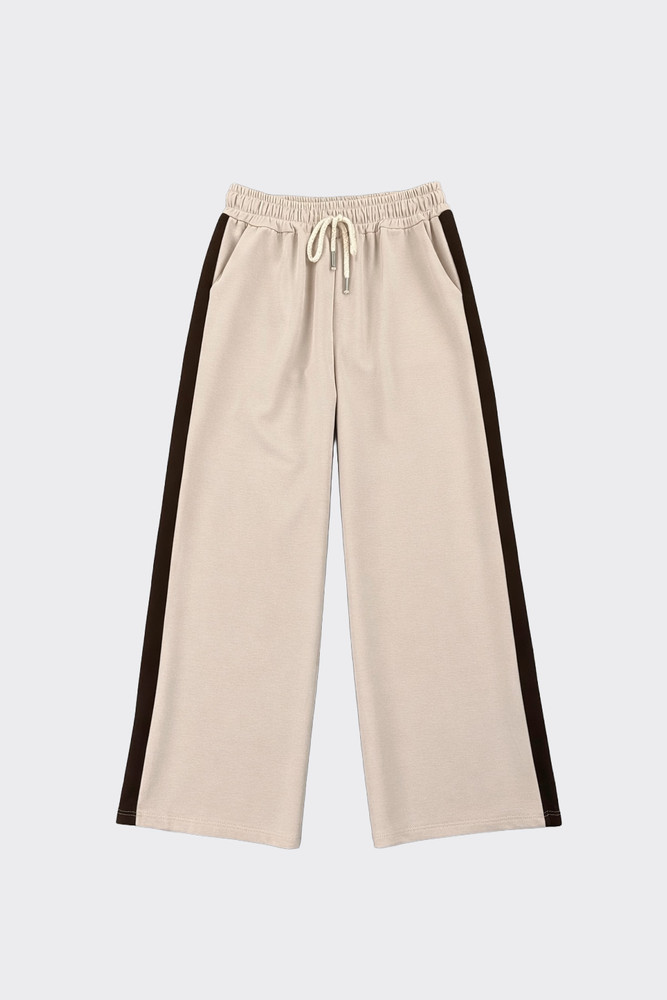 Piping jogger trousers