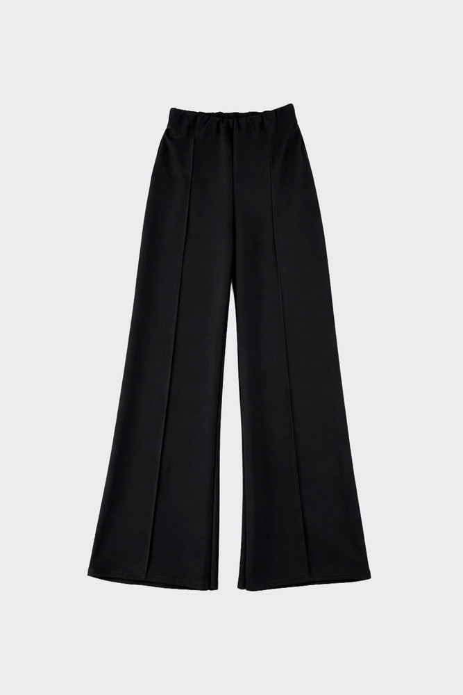 Wide-Leg Trousers with Pleats