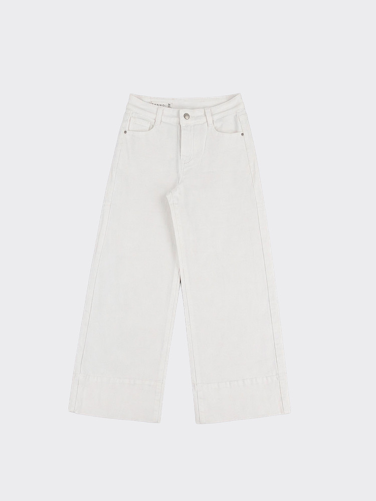Very wide leg jeans white
