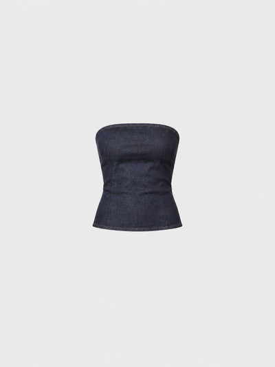 Denim bandeau top