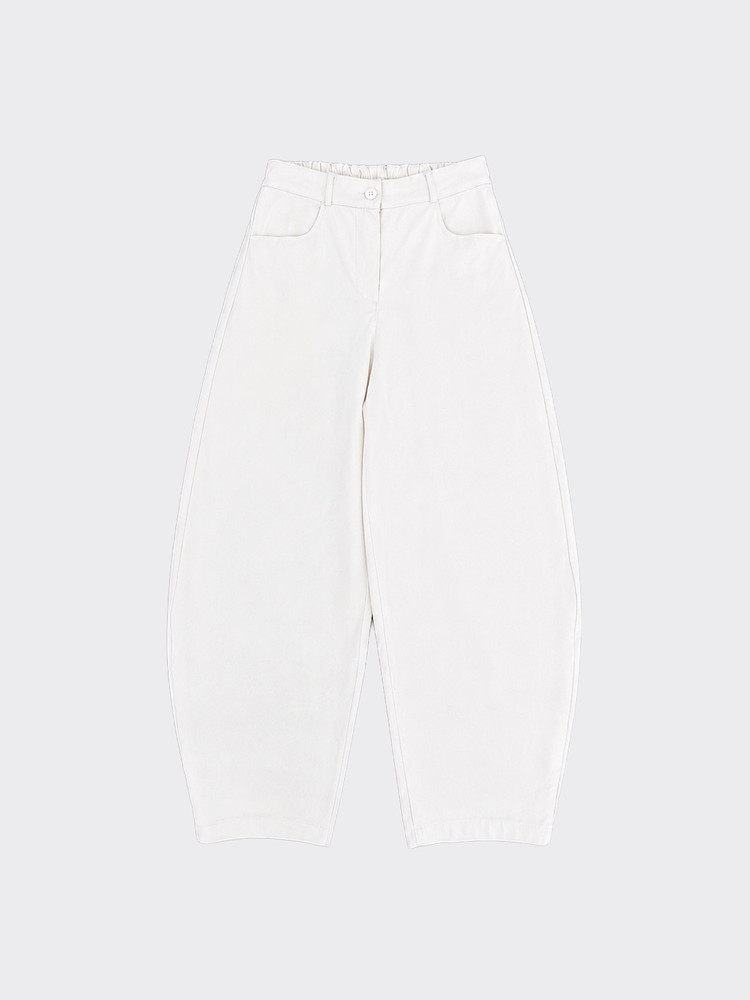 White balloon pants