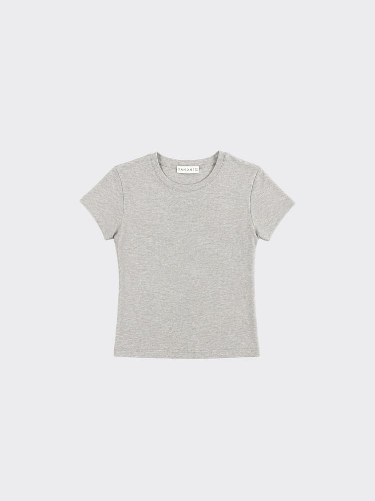 Basic short sleeve T-shirt Grey