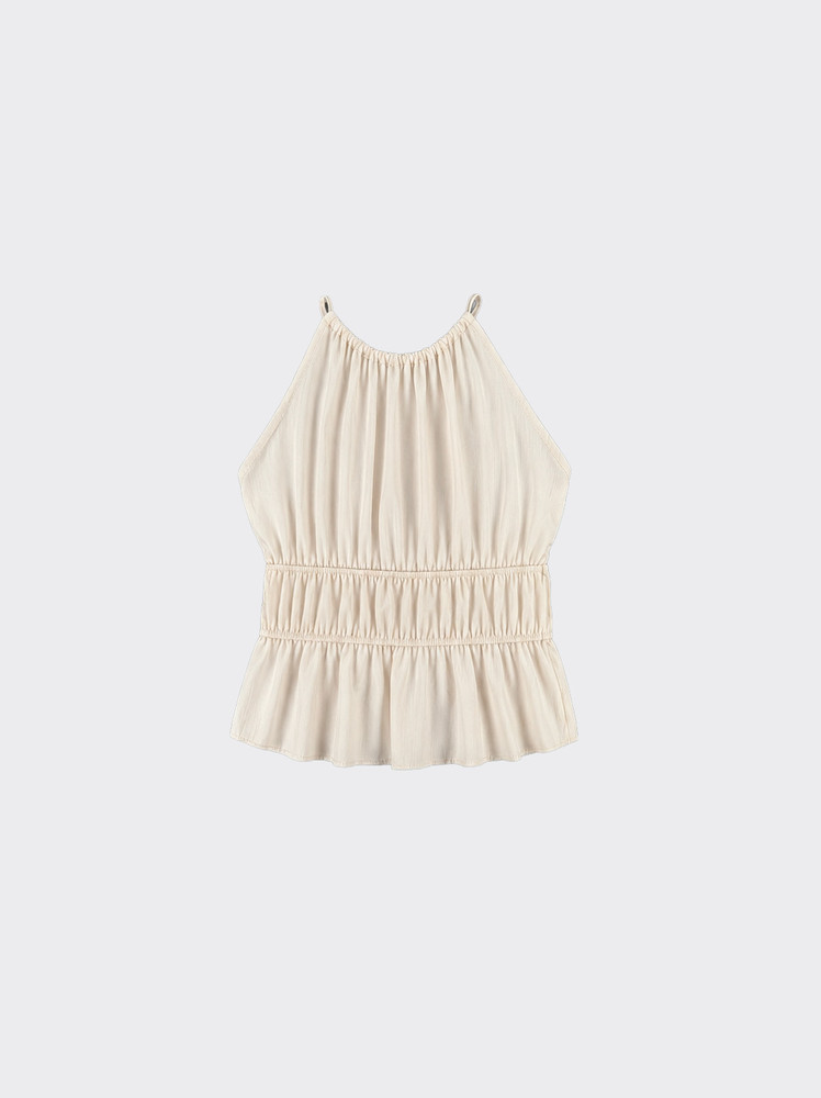 Halter top beige